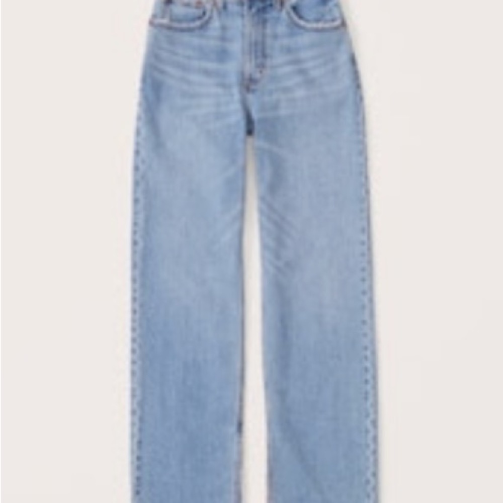 Abercrombie High Rise 90s jeans, size 27.